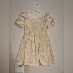Amazon Essentials yellow floral dress for girls Size 2T